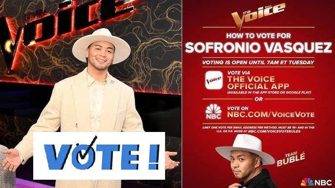 How to Vote for Sofronio Vasquez the Voice 2024 Finale Voting 9 Dec 2024