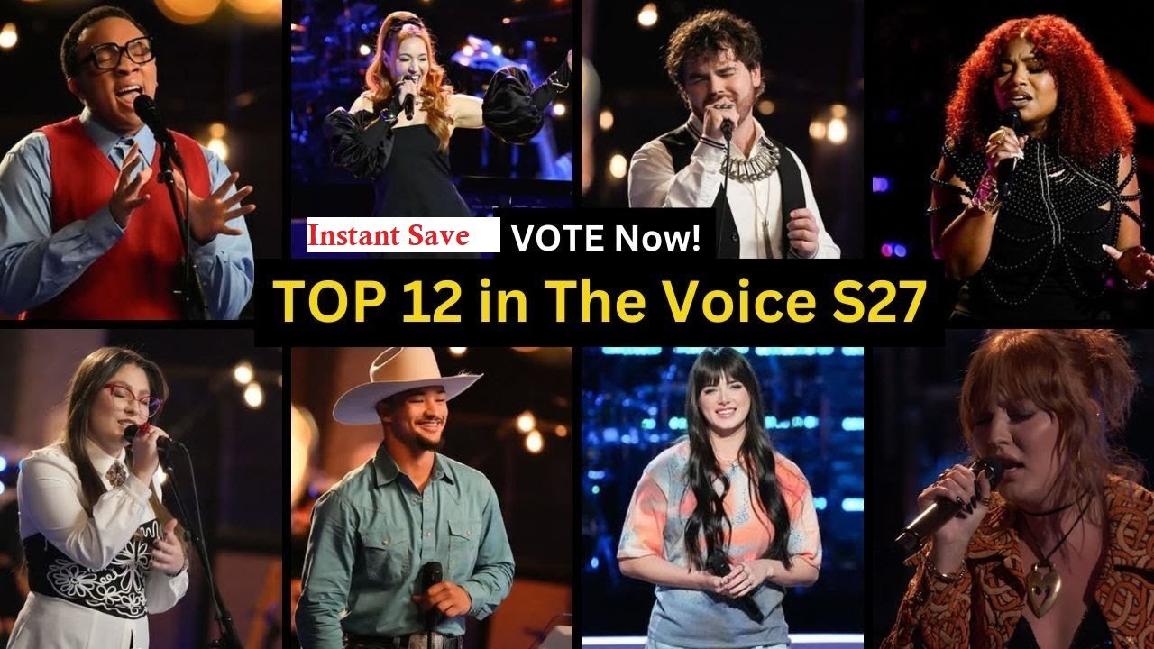 The Voice 2025 S27 Top 12 Instant Save Voting 13 May 2025