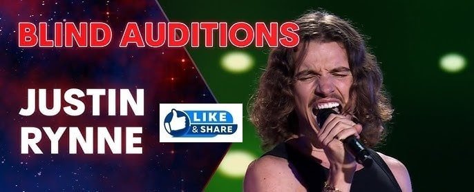 Justin Rynne the Voice Australia 2025 Blind Audition